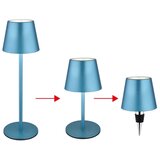 Globo 58488BL-LED VANNIE stona lampa, prigušiva, dodirna, punjiva, za spoljnu upotrebu, 3W/5V IP54 1800mAh, plava | Eponuda.com