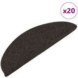 vidaXL Preproge za stopnice samolepilne 20 kosov črne 56x17x3 cm | Shoptok.si