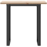  Blagovaonski stol O-oblika 80x50x75,5 cm od borovine i čelik | shoptok.hr