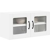 vidaXL Stenska kuhinjska omarica Bela 80 x 31 x 40 cm Konstruiran les | Shoptok.si