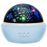 Malatec noćna lampa s projektorom - plava | shoptok.hr