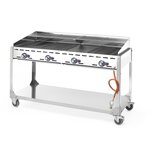  Plinski Žar z 4 Gorilniki, 1400x612x825mm | Shoptok.si
