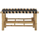  Vrtna klupa 80 x 38 x 40 cm Bambus Prirodna Pravokutni | shoptok.hr