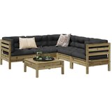 6-dijelni set vrtnih sofa od impregnirane borovine s jastucima | shoptok.hr