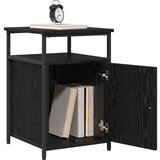  Noćni ormar 2 pcs Crni hrast Konstruirano drvo | shoptok.hr