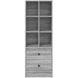  Highboard s ladicama Siva Sonoma 45,5 x 34 x 127 cm | shoptok.hr