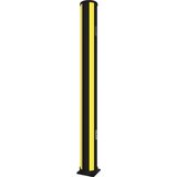 Axelent Stebrič za zaščito pred trki X-Protect, višina 2000 mm, cinkovo rumene, grafitno črne barve | Shoptok.si