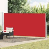  Uvlačiva bočna tenda za terasu 180 x 500 cm crvena | shoptok.hr