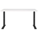 Germania Pisalna miza z nastavljivo višino z belo mizno ploščo 80x140 cm Downey – | Shoptok.si