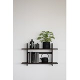 Rowico Večnivojska polica v hrastovem dekorju v temni naravni barvi 75 cm Westlock – | Shoptok.si