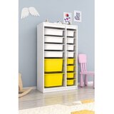 Hanah home višenamenske police montana xs 2D4N8U white yellow Cene