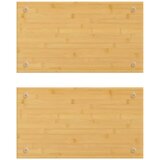  Poklopci za štednjak 2 kom 50 x 28 x 1,5 cm od bambusa | shoptok.hr