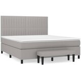 box spring s madracem svjetlosiva 160x200 cm tkanina | shoptok.hr