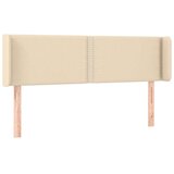  Vzglavje z ušesi krem 147x16x78/88 cm blago, (20737669) | Shoptok.si