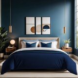  tonne marie - serra dark blue ranforce king quilt cover (fr) (it) | ePonuda.com