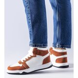 Gemre White-brown high-top sneakers Elizabeth | Shoptok.si