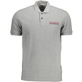 Napapijri POLO SHORT SLEEVES MEN GREY | Shoptok.si