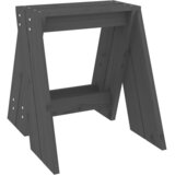  Stolci 2 kom sivi 40x40x45 cm od masivne borovine | shoptok.hr