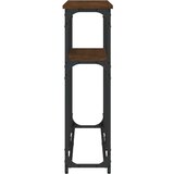  Konzolni stol boja hrasta 145 x 22 5 x 75 cm konstruirano drvo | shoptok.hr