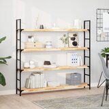 Maison Chic Viseča Polica - Stenska polica 120x20x4 cm neobdelan trden akacijev les, (21794033) | Shoptok.si