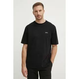 Karl Lagerfeld Bombažna kratka majica moška, črna barva, 245M2110