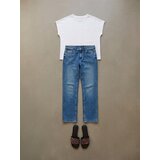 Sinsay Comfort Straight Traperice S Efektom Pranja | shoptok.hr