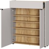 Germania Kremno bela omarica v mat dekorju 83x99x22 cm Ameca – | Shoptok.si