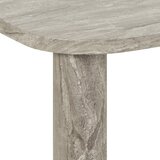 Actona Svijetlo sivi stolić za kavu u mramornom dekoru 75x100 cm Solano – | shoptok.hr