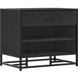 Maison Chic Klop za čevlje - Sedež za čevlje črna 60x40x53,5 cm inženirski les in kovina, (21778065) | Shoptok.si