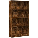 Maison Chic Knjižna omara - Knjižni regal dimljeni hrast 80x24x143 cm inženirski les, (21725921) | Shoptok.si