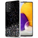 Cadorabo Ohišje, združljivo z Samsung Galaxy A72 4G / 5G in črna z bleščicami - Zaščitni ovitek iz prožnega silikona TPU s svetlečimi bleščicami, (20860446) | Shoptok.si