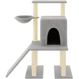  Penjalica za mačke sa stupovima za grebanje svjetlosiva 96,5 cm | Eponuda.com