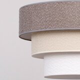  Brilagi - Visilica na sajli LUNETA 1xE27/60W/230V prečnik 40 cm siva/krem/bela | Eponuda.com