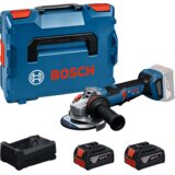Bosch Akumulatorski kotni brusilnik GWS18V-11PS (2×5Ah) + L-Boxx (06019N4302) Cene