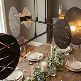  Visilica na sajli XOTIC 4xE27/15W/230V crne boje | Eponuda.com