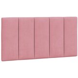 vidaXL Krevet s madracem ružičasti 100x200 cm baršunasti | shoptok.hr