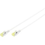 Digitus DK-1624-A-005S RJ45 omrežni kabel\, Patch kabel CAT 6a U/FTP 0.50 m siva dvojno oklopljen\, prilagodljiv\, zaščiten 1 kos, (20418102) | Shoptok.si
