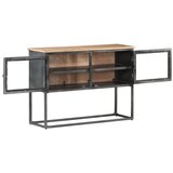  Komoda siva 100 x 30 x 70 cm od masivnog bagremovog drva | Eponuda.ba