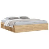  Za krevet boja hrasta sonome 200x200 cm | shoptok.hr