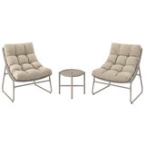 Bessagi Garden Set Za Balkon Elia, 3-Delno, Krem | Shoptok.si