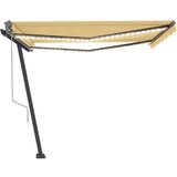  Automatska tenda sa senzorom LED 400x300 cm žuto-bijela | shoptok.hr