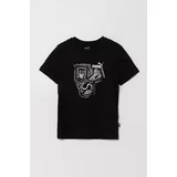 Puma Otroška bombažna kratka majica GRAPHICS Year of Sports B črna barva