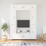vidaXL 8-dijelni set TV ormarića bijeliod konstruiranog drva | shoptok.hr