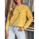 DStreet Bluza damska oversize z kwiatem PETITKA żółta | shoptok.hr