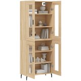 Visoka komoda hrasta sonome 69,5x34x180cm od konstruiranog drva | shoptok.hr