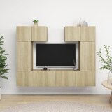 The Living Store Komplet TV omaric 6-delni sonoma hrast inženirski les - Komplet TV Omaric, (21374352) Cene