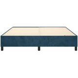  Okvir za krevet s oprugom tamnoplavi 180x200 cm baršunasti | shoptok.hr