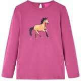 vidaXL Dječja majica dugih rukava boja maline 92 | shoptok.hr