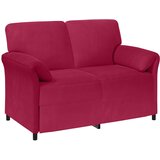 SOFA za dvije osobe Vinska crvena 138 x 83 x 95 cm Baršun | Eponuda.com