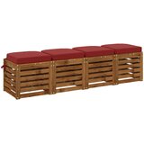  Set jastučića od 4 komada SOEST 4 kom. 100% poliester Crvena | Shoptok.si